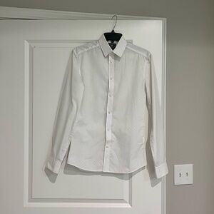 H&M White and Black Mens Dress Shirt